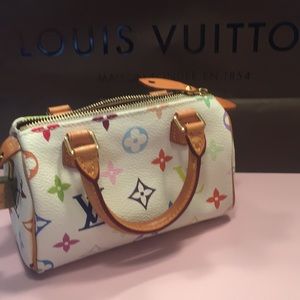 Louis Vuitton mini multicolor speedy